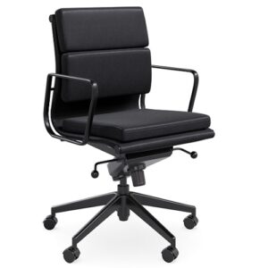 DD Milano Mid Back Chair - All Black