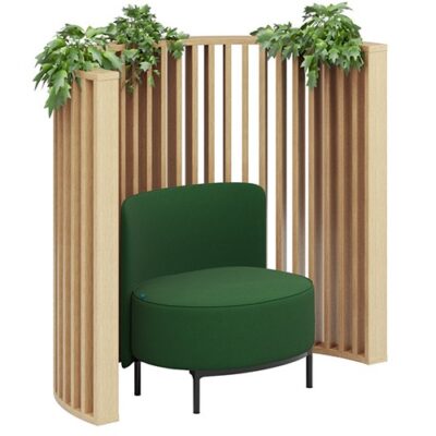 DD Curved Slat Wall Mini-Space